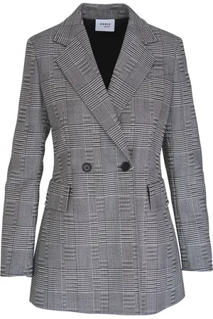 AKRIS Blazer con estampado pied de poule
