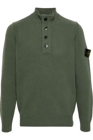 Stone Island Suéter con cuello de tortuga y motivo Compass
