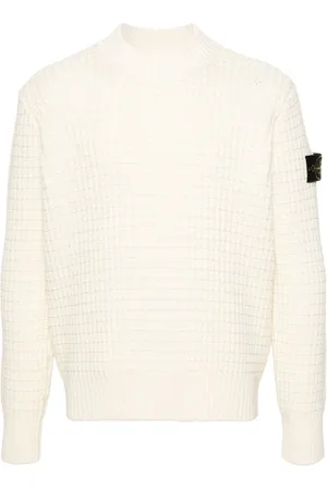Stone Island Suéter de tejido 3D con motivo Compass