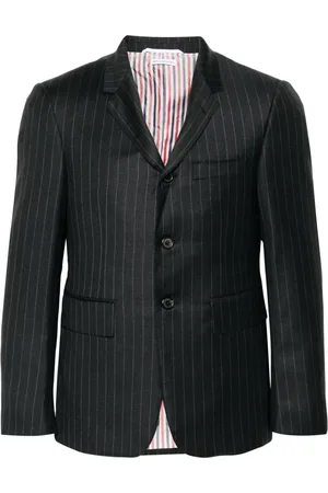 Thom Browne Blazer con rayas diplomáticas estampadas