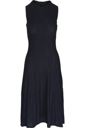 AKRIS Vestido midi con pliegues