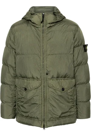 Stone Island Abrigo capitonado con capucha