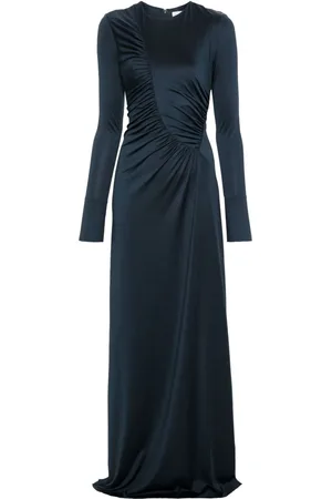 Victoria Beckham Vestido de fiesta manga larga fruncido