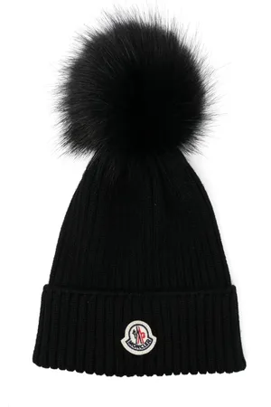 Moncler Gorro de canalé con pompón