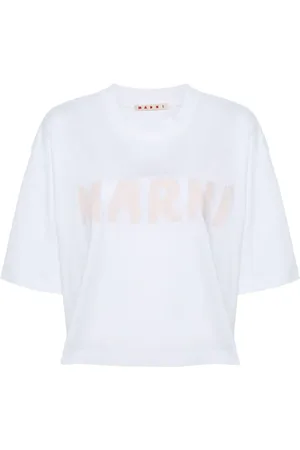 Marni Playera corta cuello redondo