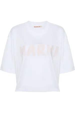 Marni Playera corta cuello redondo