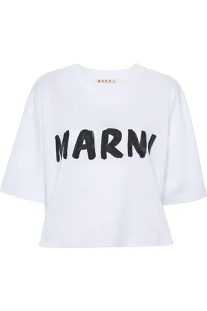 Marni Playera corta cuello redondo
