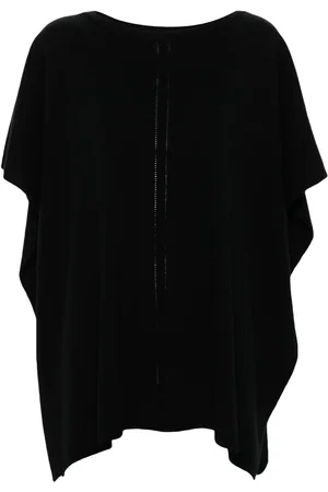 Fabiana Filippi Poncho de tejido calado