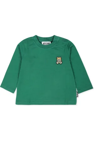 Moschino Playera manga larga con logo bordado