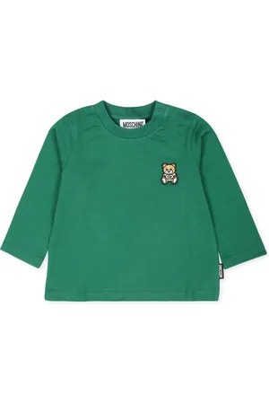 Moschino Playera manga larga con logo bordado