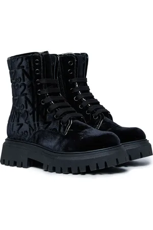 Nº21 Botas militares con logo en relieve