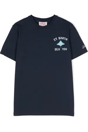 MC2 SAINT BARTH Playera con estampado de rayas