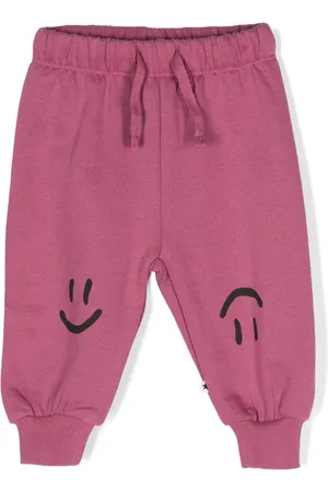 Molo Pantalones ajustados con estampado Smiley