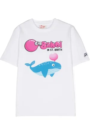 MC2 SAINT BARTH Playera con estampado de ballena de x Big Babol