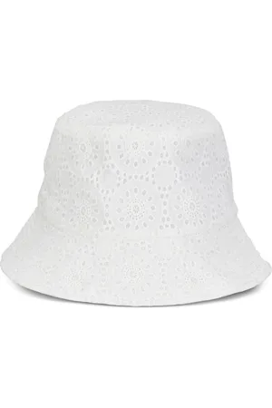 Vilebrequin Gorro de pescador con bordado inglés