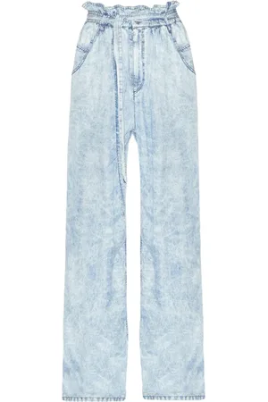 Marant Etoile Pantalones de chambray Priana