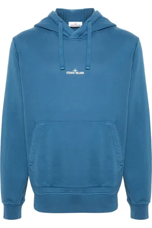 Stone Island Hoodie con logo estampado