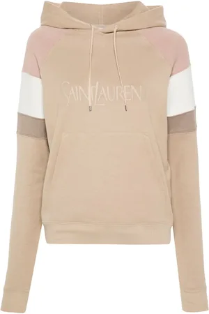 Saint Laurent Hoodie con logo bordado
