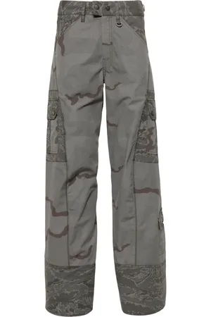 Marine Serre Pantalones cargo Regenerated Camo