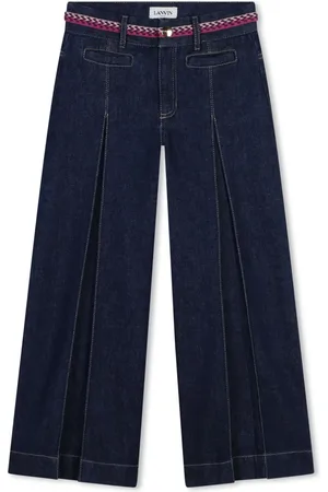 Lanvin Jeans acampanados con ribete en contraste