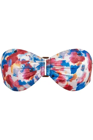 Vilebrequin Top de bikini con estampado floral