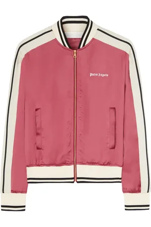 Palm Angels Chamarra bomber con logo estampado