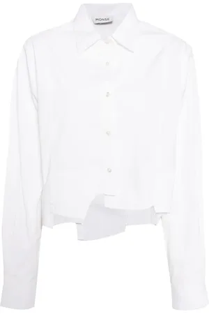 MONSE Camisa de popelina deconstruida
