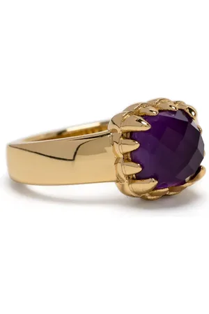 Stolen Girlfriends Club Anillo Baby Claw bañado en oro