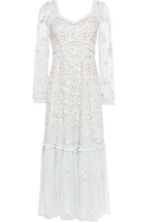 Needle & Thread Vestido midi Blossom Chain