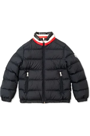 Moncler Chamarra capitonada con parche del logo
