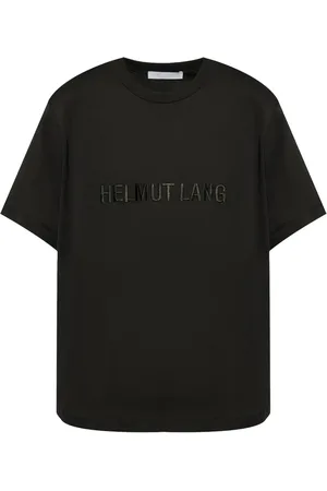 Helmut Lang Playera con logo bordado