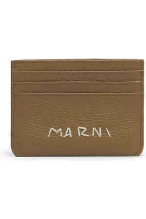Marni Tarjetero con logo bordado