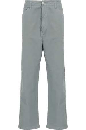 Stone Island Pantalones rectos con motivo Compass