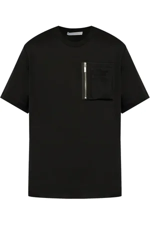 Helmut Lang Playera con bolsillo y cierre