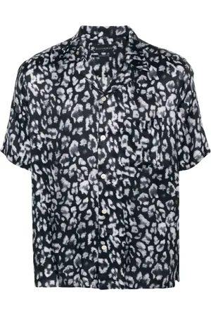AllSaints Camisa Leopaz