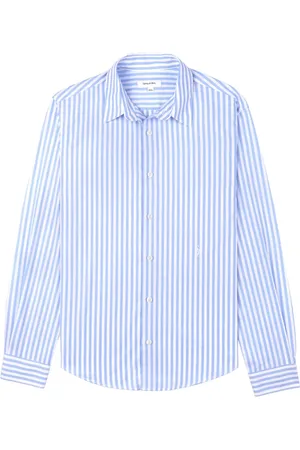 Sporty & Rich Camisa con rayas estampadas y logo bordado