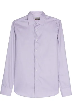 CANALI Camisa con motivo geométrico