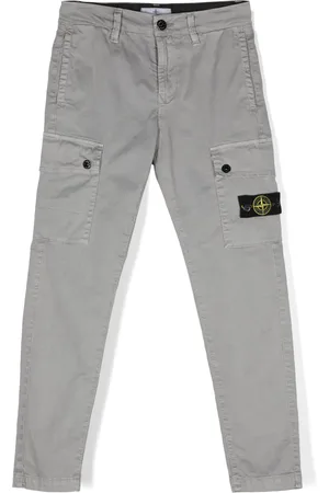 Stone Island Pants cargo con motivo Compass