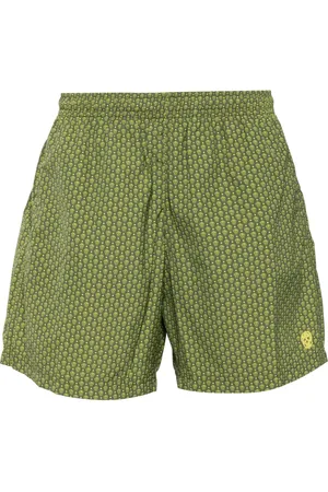 Alexander McQueen Shorts de playa con motivo Skull