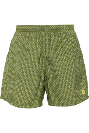 Alexander McQueen Shorts de playa con motivo Skull