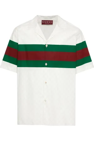Gucci Camisa con motivo GG Web