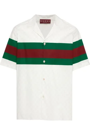 Gucci Camisa con motivo GG Web