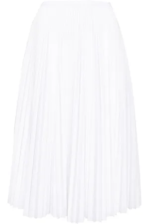 Nº21 Falda midi con diseño plisado y cintura alta