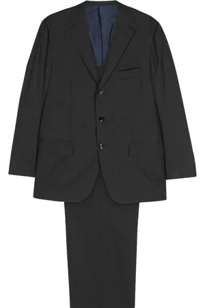 Kiton Traje con botones y solapas de muesca