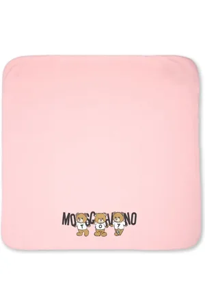 Moschino Manta con logo estampado