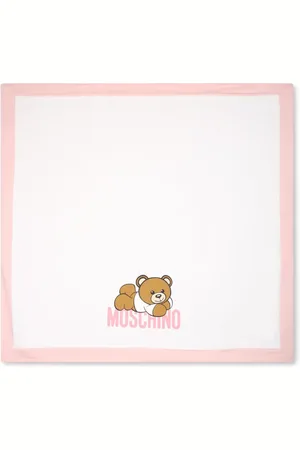 Moschino Manta con logo estampado
