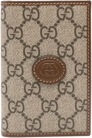 Gucci Cartera plegable con motivo GG Supreme