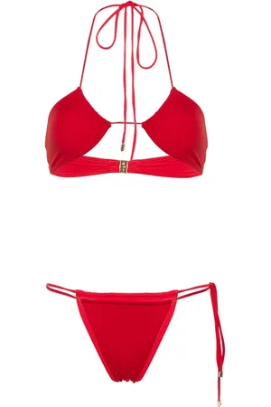 Manokhi Bikini con cuello halter