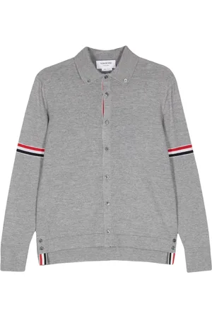 Thom Browne Suéter con botones y motivo de rayas