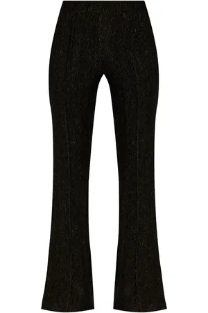 Ganni Pantalones acampanados con tiro alto
